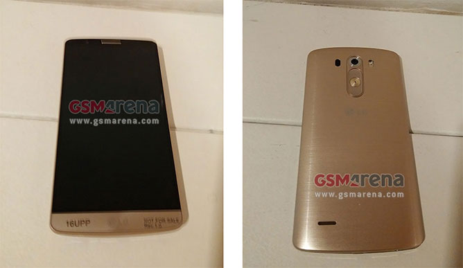 Fotos filtradas del nuevo LG G3 en color oro