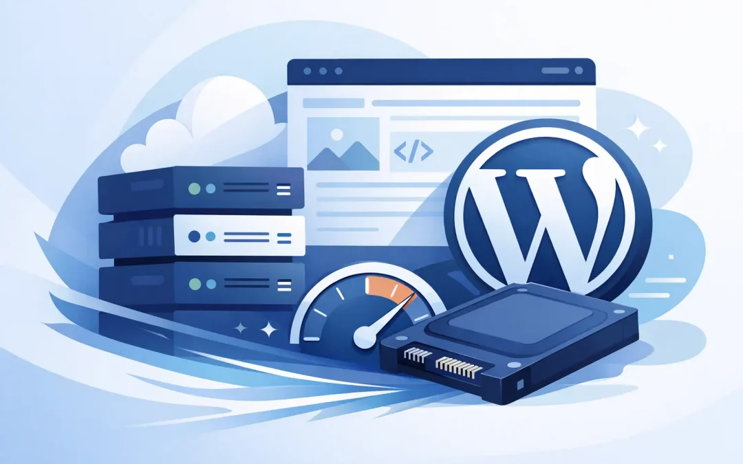 Hosting WordPress SSD para cargar más rápido